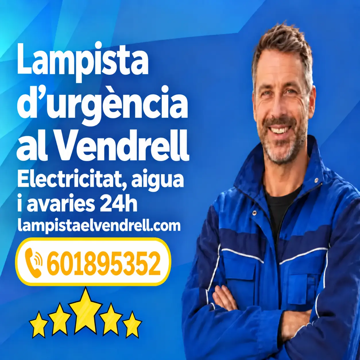Banner de Lampista d’urgència al Vendrell